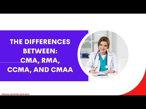 What is the distinction in between the CMA, RMA, CCMA, and CMAA?|Plus often asked concerns
